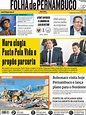 Capa Folha de Pernambuco Edição Sexta,24 de Maio de 2019
