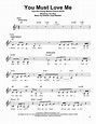 You Must Love Me Sheet Music | Andrew Lloyd Webber | Pro Vocal