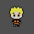 Naruto - Naruto Shippuden (Anime) Pixel Art Patterns | Pixel art naruto ...