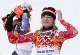 Maria Hoefl-Riesch wins Olympic super-combined
