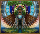 Gaia Sacred System Painting by Cristina McAllister - Fine Art America