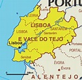 Mapa de la Región de Lisboa - Tamaño completo