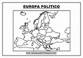 EUROPA - MAPAS PARA COLORIR