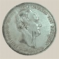 Moeda de Prata de ⅓ Táler, Rei Frederico Augusto II, Saxônia, 1854F ...