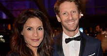 Romain Grosjean et sa femme Marion Jollès à la 35ème cérémonie de ...