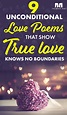9 Unconditional Love Poems That Show True love Knows No Boundaries in ...