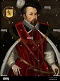 Portrait of Ambrose Dudley (c. 1530-1590), 3rd Earl of Warwick Stock ...