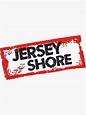 "Jersey Shore Logo" Sticker by baileylevin | Redbubble