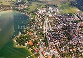 Luftaufnahme Herrsching am Ammersee - Ortskern am Uferbereich in ...