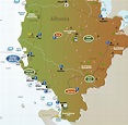 mytouristmaps.com - Interactive travel and tourist map of ALBANIA ...