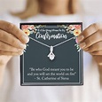 Confirmation Necklace Gift for Girl Christian Gift - Etsy