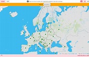 Mapa para jugar. ¿Dónde está? Capitales de Europa - Mapas Interactivos ...