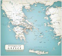 Greek Mythology maps - Mythological map of Greece | Greece map, Ancient ...