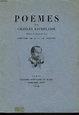 POEMES by CHARLES BAUDELAIRE: bon Couverture souple (1946) | Le-Livre