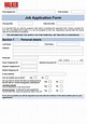 50 Free Employment / Job Application Form Templates [Printable] ᐅ ...