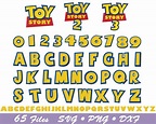 Toy Story Alphabet Svg Toy Story Fonts Svg Toy Story Svg - Etsy