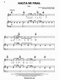 Hasta Mi Final Partitura Il Divo Piano Sheets | Sheet music, Music ...