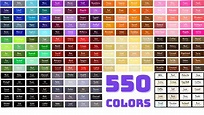 List of Colors: 550 Color Names and Hex Codes - Color Meanings