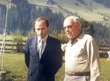 With Polish philosopher Adam Schaff at Alpbach -- August 1980