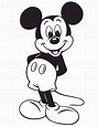 Fotos de Mickey Mouse para pintar | Colorear imágenes