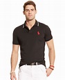 Lyst - Polo Ralph Lauren Performance Mesh Polo Shirt in Black for Men