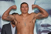 Photos: Oleksandr Usyk weighs 215 pounds for his heavyweight debut ...