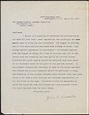 John R. Swanton typed letter signed to Sacco-Vanzetti Defense Committee ...