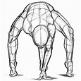 Male Superhero Pose Drawing Reference - bmp-dolla