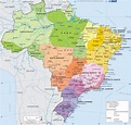 Mapas do Brasil - Estados e Capitais, Regiões e Mapa Político
