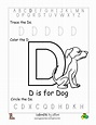 Letter D Worksheets: Learning To Write Letter D With Fun And Engaging ...