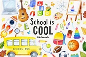 School is Cool. Back to School set – MasterBundles