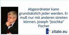 Joseph "Joschka" Fischer | zitate.eu