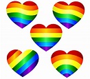 Rainbow Hearts Vector 1 by Anisa-Mazaki on DeviantArt | Rainbow heart ...