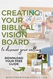 Free Guide to Creating a Biblical Vision Board | Spiritual vision board ...