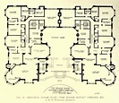 ARCHI/MAPS : Photo | Manor floor plan, Mansion floor plan, Floor plans