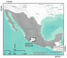 Ubicación geográfica del estado de Michoacán. | Download Scientific Diagram