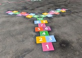 Hopscotch Playground Markings for Schools | Thermoplastic
