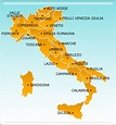 Mapas de Itália e locais a visitar | Viaje Comigo