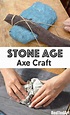 Stone Age Craft - How to make a Paper Axe - Red Ted Art - Kids Crafts