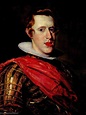 Portrait de Philippe IV en armure (fragment) - rélpique, huile sur ...
