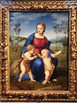 Obra do artista renascentista Rafael Sanzio: Madonna col bambino e San ...