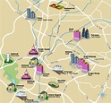 Tourism Maps of Kuala Lumpur - the capital city of Malaysia