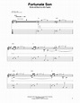 Fortunate Son by Creedence Clearwater Revival - Guitar Tab Play-Along ...