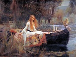 The Lady of Shalott John William Waterhouse 1888 Red Haired