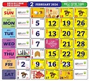 Calendar 2024 Malaysia Lunar New Year - Beth Marisa