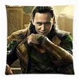 Tom Hiddleston Loki In Thor 18 X 18 Inches Custom Cushion Throw Pillow ...