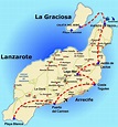 Lanzarote Attractions Map PDF - FREE Printable Tourist Map Lanzarote ...
