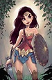 I want to share this amazing artist and her work | Wonder woman drawing ...