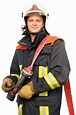 Firefighter PNG transparent image download, size: 800x1202px