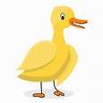 Cartoon yellow duck By 09910190 | TheHungryJPEG